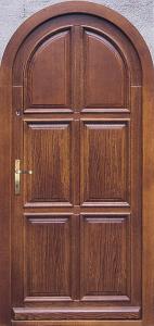 drzwi drewniane łukowe